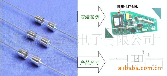【3.6&times;10陶瓷保险丝、32mA-20AUL认证】价格,厂家,图片,其他保险元件,东莞市功达电子-